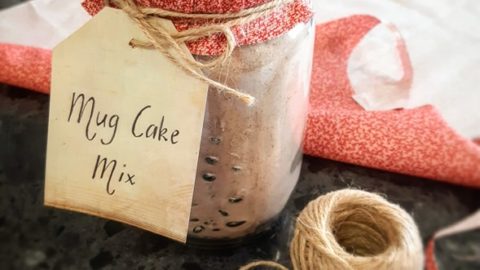 Mug Cake Mix - Gift in a Mason Jar